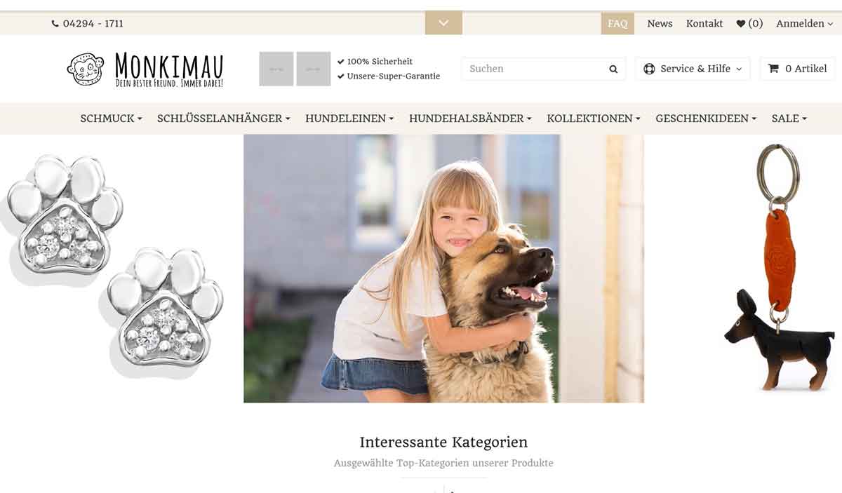 Unser neuer Monkimau Shop ist Online