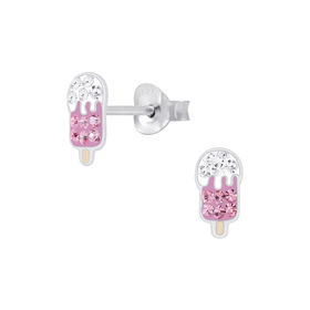 Eis Kinderohrringe 925 Silber