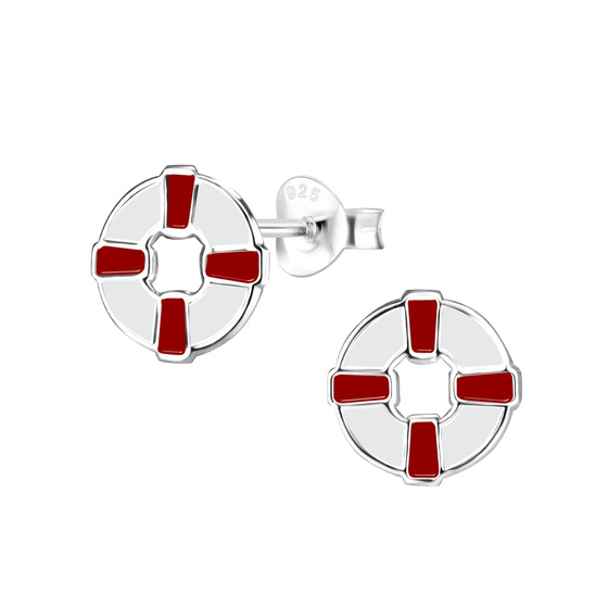 Rettunsring Kinderohrringe 925 Silber