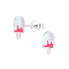 Eis Kinderohrringe 925 Silber