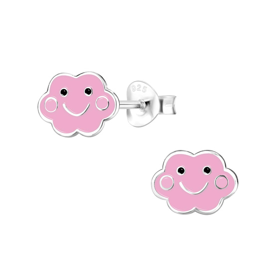 Wolken Kinderohrringe 925 Silber
