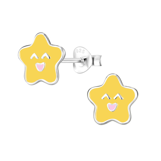 Stern Kinderohrringe 925 Silber