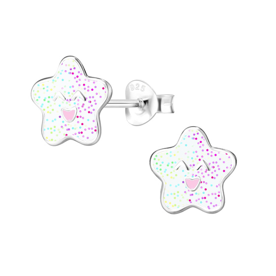 Stern Kinderohrringe 925 Silber