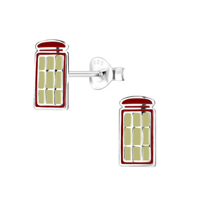 Schleifen Kinderohrringe 925 Silber