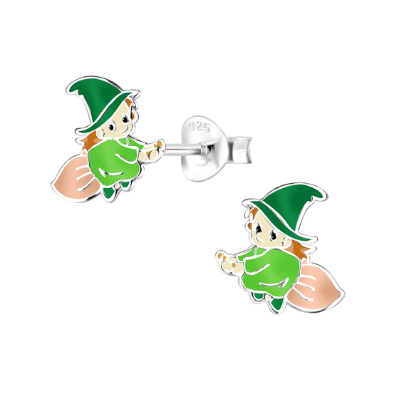 Hexen Kinderohrringe 925 Silber