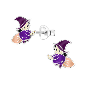 Hexen Kinderohrringe 925 Silber