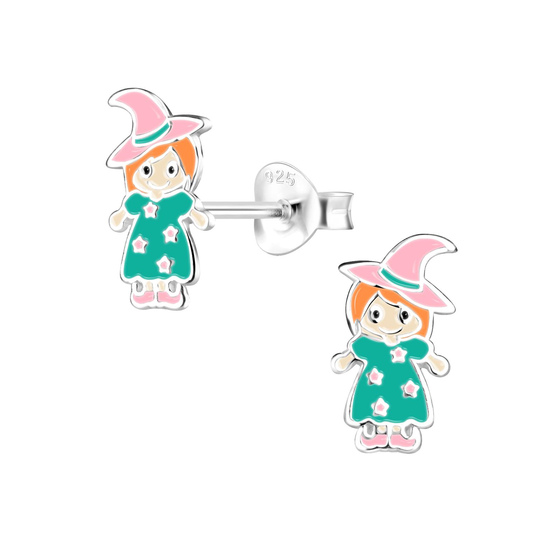 Hexen Kinderohrringe 925 Silber