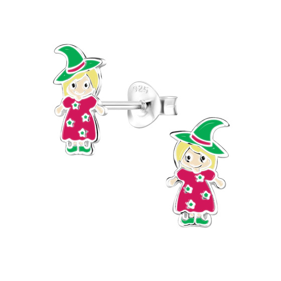 Hexen Kinderohrringe 925 Silber