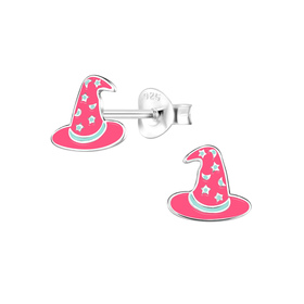 Hexenhut Kinderohrringe 925 Silber