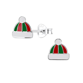 Hut Kinderohrringe 925 Silber