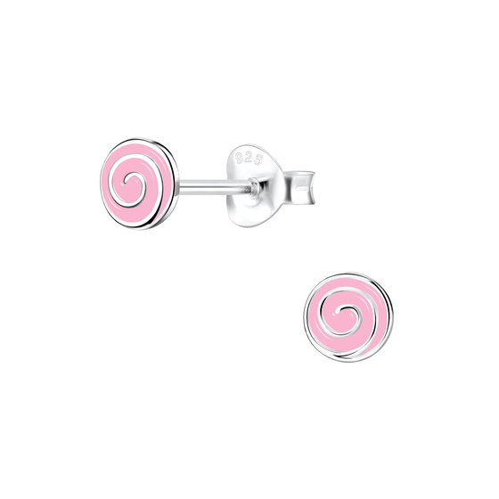 Spiralen Kinderohrringe 925 Silber