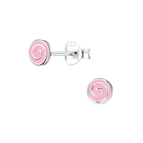 Spiralen Kinderohrringe 925 Silber