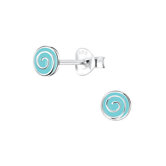 Spiralen Kinderohrringe 925 Silber