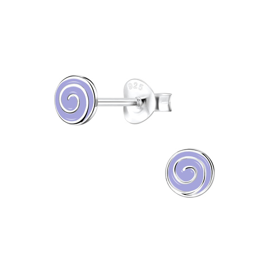 Spiralen Kinderohrringe 925 Silber