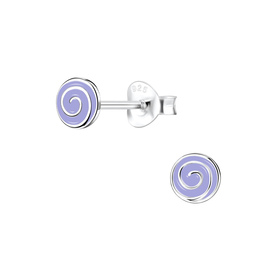 Spiralen Kinderohrringe 925 Silber