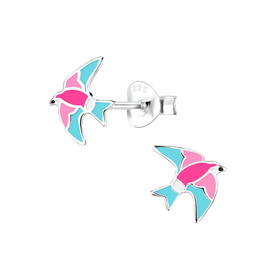 Vogel Kinderohrringe 925 Silber