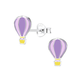 Hei�luftballon Kinderohrringe 925 Silber