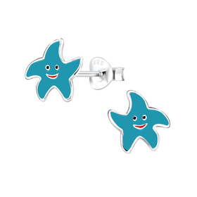 Seestern Kinderohrringe 925 Silber