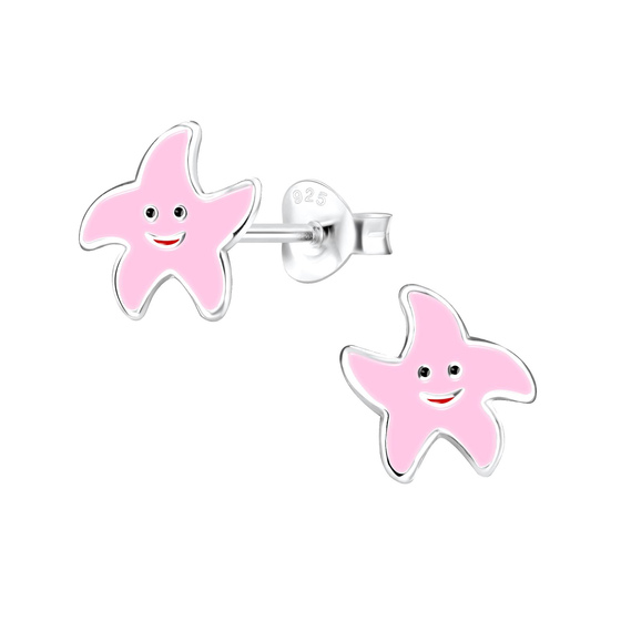 Seestern Kinderohrringe 925 Silber