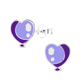 Herz Kinderohrringe 925 Silber