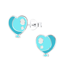 Herz Kinderohrringe 925 Silber