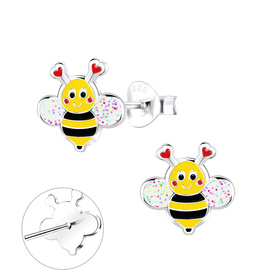 Bienen Kinderohrringe 925 Silber