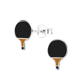 Tischtennis Kinderohrringe 925 Silber
