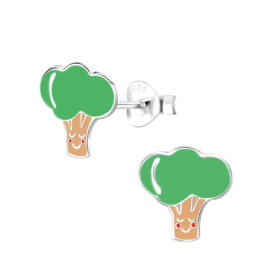 Baum Kinderohrringe 925 Silber