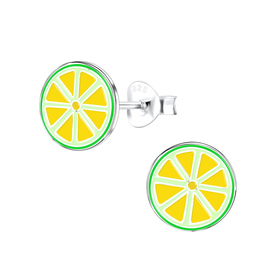 Limonen Kinderohrringe 925 Silber