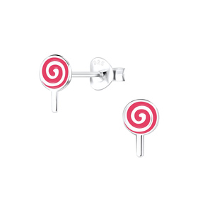 Lollipop Kinder Ohrringe 925 Silber