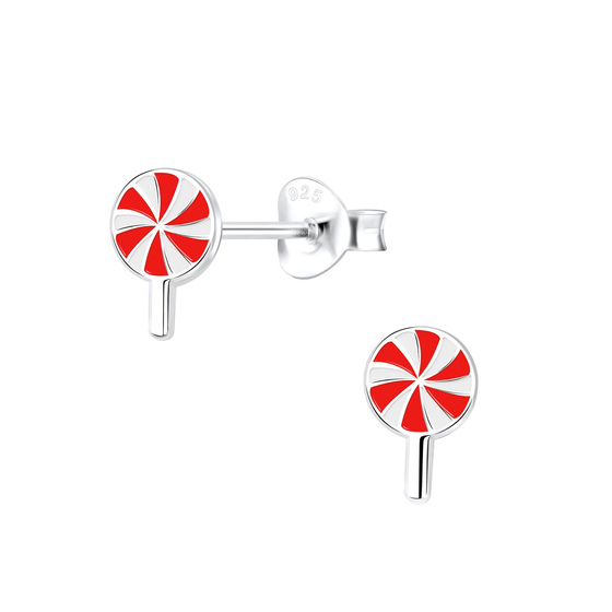 Lollipop Kinder Ohrringe 925 Silber
