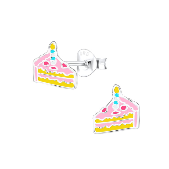 Kuchen Kinder Ohrringe 925 Silber
