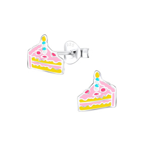 Kuchen Kinder Ohrringe 925 Silber