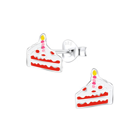 Kuchen Kinder Ohrringe 925 Silber