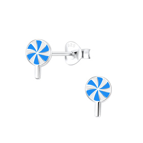 Lollipop Kinder Ohrringe 925 Silber