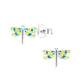 Libellen Kinder Ohrringe 925 Silber