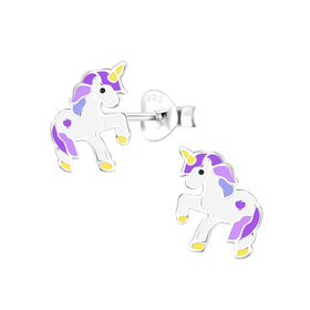 Einhorn Kinder Ohrringe 925 Silber