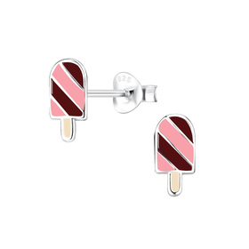 Eis Kinder Ohrringe 925 Silber