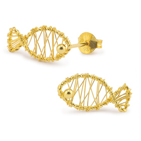 Auf dem Bild zu sehen sind Damen Ohrringe Fisch...