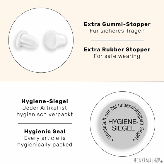 Erdmnnchen Kinder Ohrringe 925 Silber