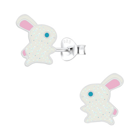 Kaninchen Kinder Ohrringe 925 Silber