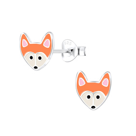 Fuchs Kinder Ohrringe 925 Silber