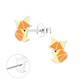 Fuchs Kinder Ohrringe 925 Silber