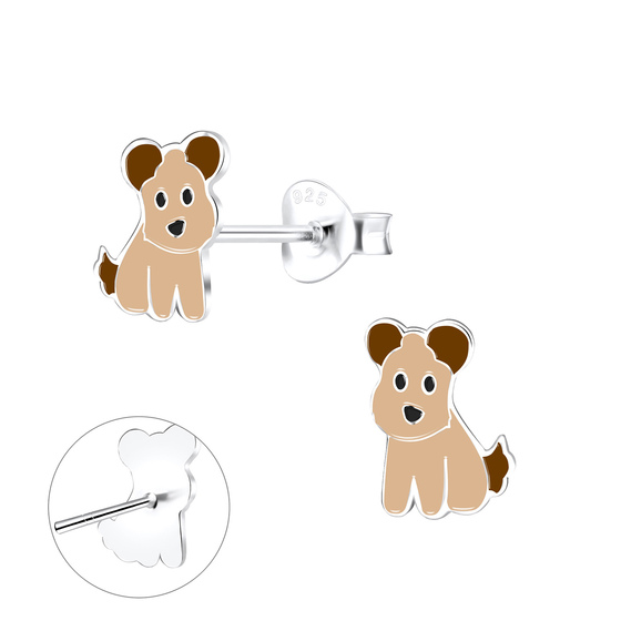 Hunde Kinder Ohrringe 925 Silber