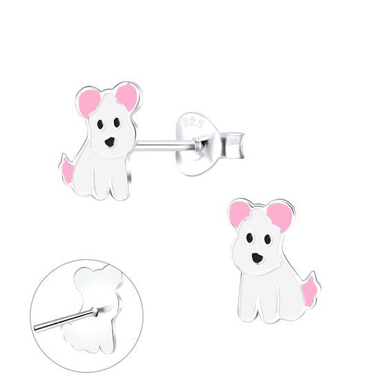 Hunde Kinder Ohrringe 925 Silber