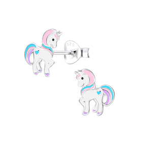 Einhorn Kinder Ohrringe 925 Silber