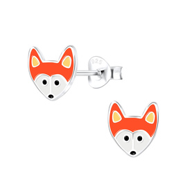 Fuchs Kinder Ohrringe 925 Silber
