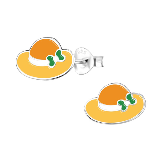 Hut Kinder Ohrringe 925 Silber