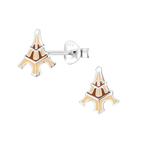 Eifelturm Kinder Ohrringe 925 Silber