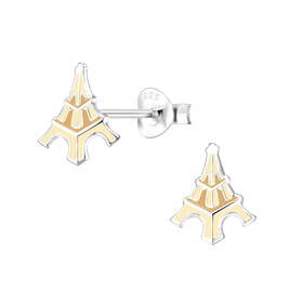 Eifelturm Kinder Ohrringe 925 Silber